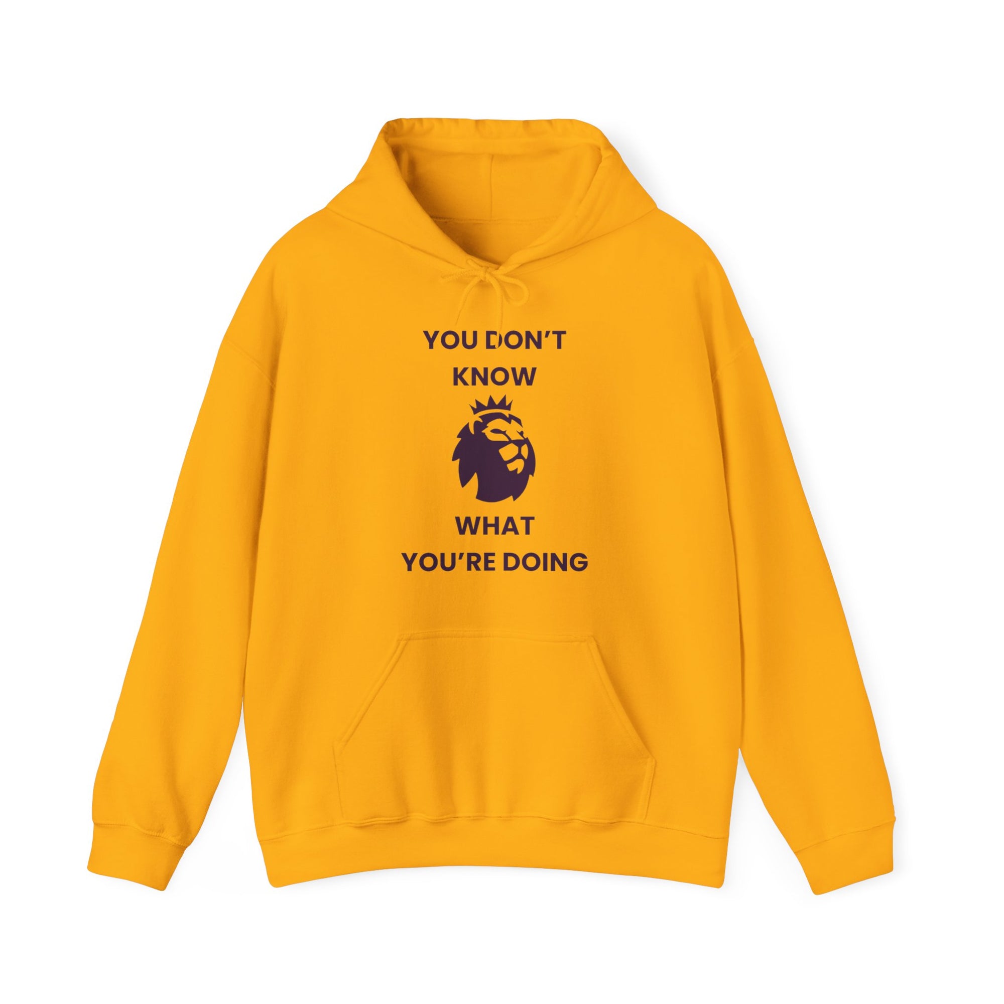 you don't know what you're doing premier league hoodie, everton fans yellow everton hoodie, everton hoodie yellow