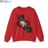 San Francisco Football Vintage Style Sweatshirt, San Francisco Football Crewneck, SF Football Sweatshirt, Unisex Football Gift SF-05