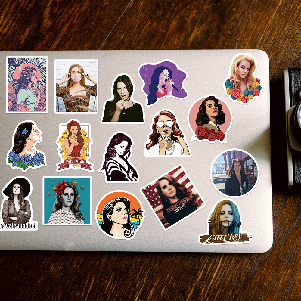 50Pcs Singer Lana Del Rey Stickers, Lana Del Rey stickers 2023, LDR st -  0nlyshirt