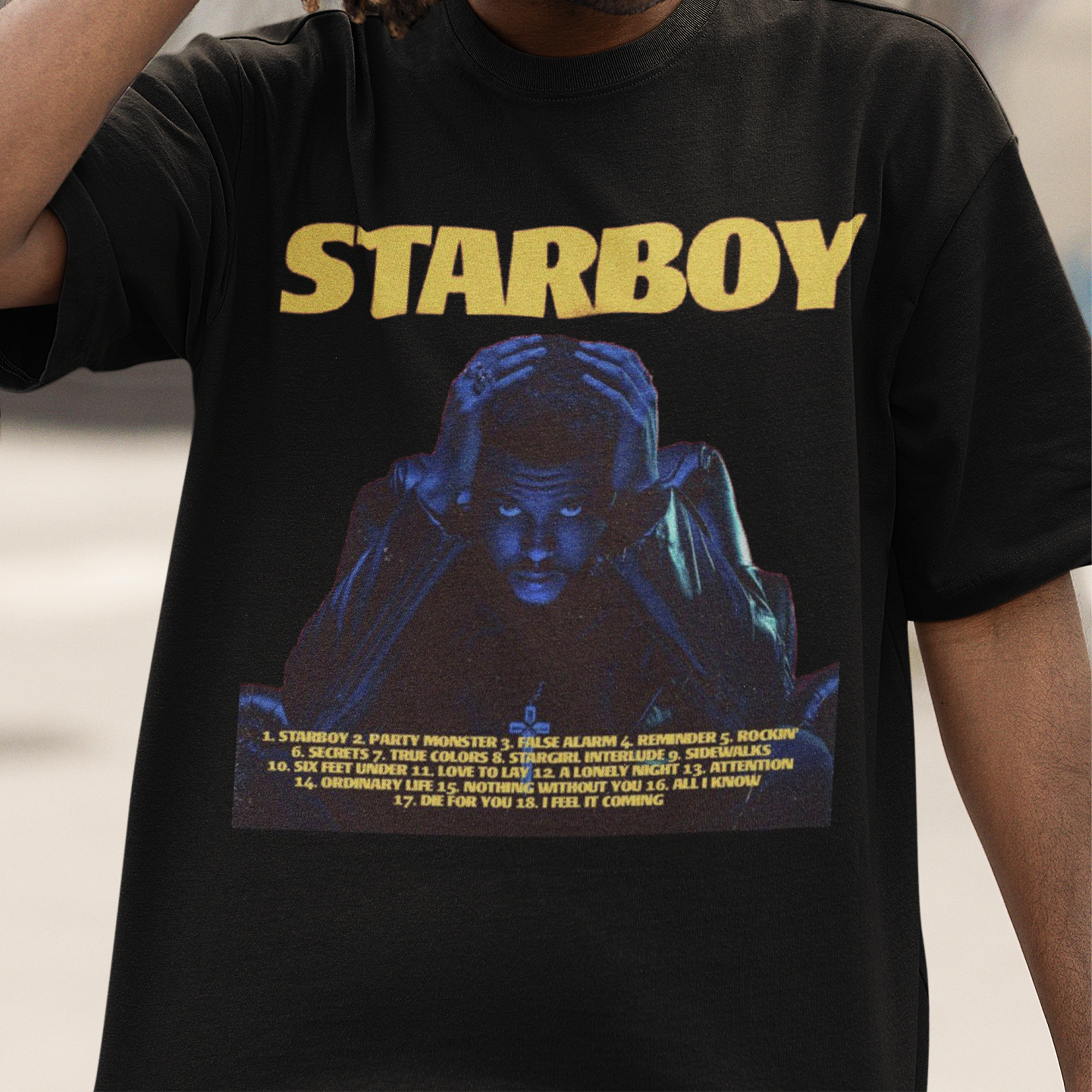 The Weeknd T Shirt Starboy Concert Album Tour Merch Rap Unisex